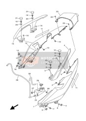 BL1F173100P6, Cover, Side 3, Yamaha, 0